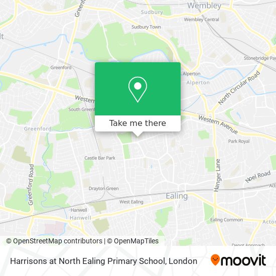 Harrisons at North Ealing Primary School map