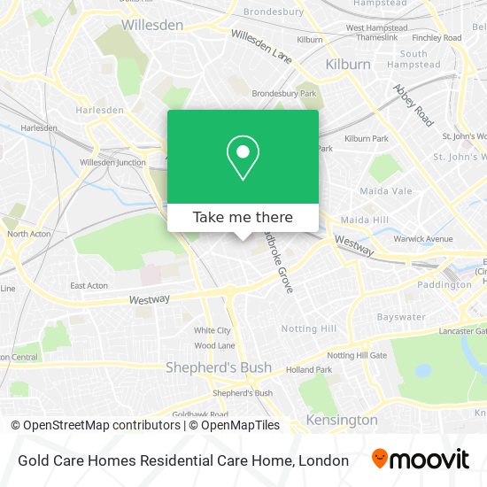 Gold Care Homes Residential Care Home map