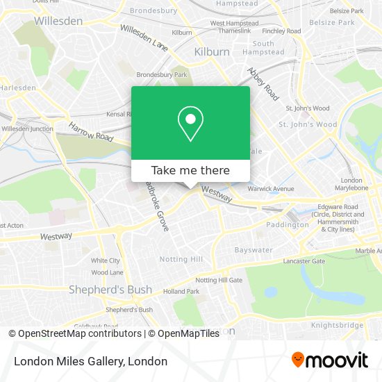 London Miles Gallery map