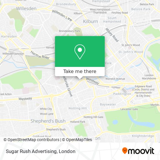 Sugar Rush Advertising map