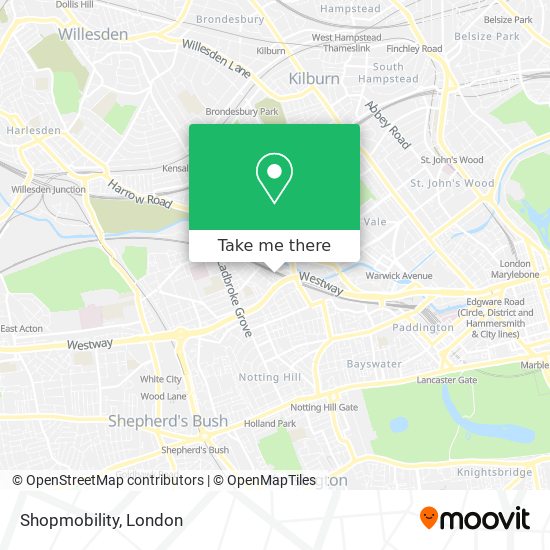 Shopmobility map