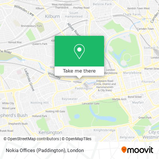 Nokia Offices (Paddington) map