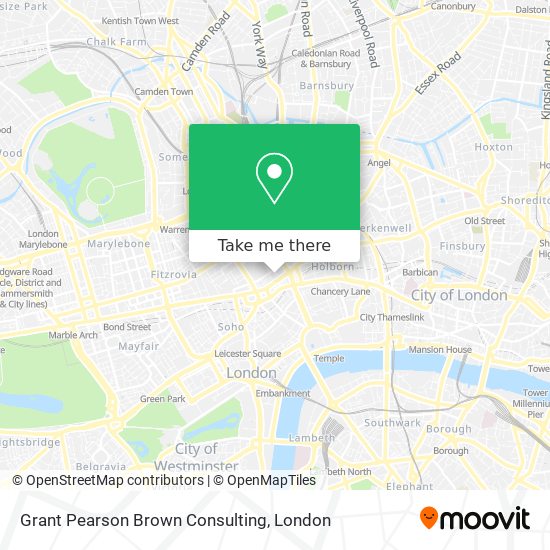 Grant Pearson Brown Consulting map