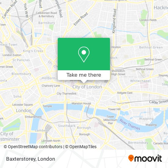 Baxterstorey map