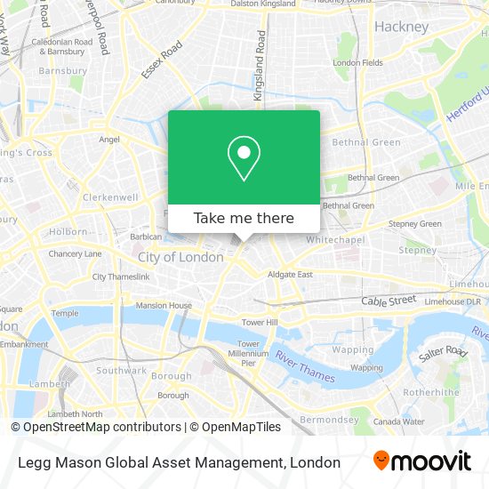 Legg Mason Global Asset Management map