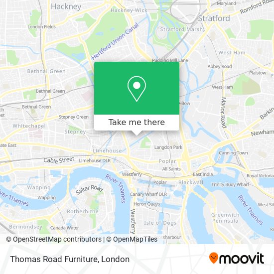 Thomas Road Furniture map