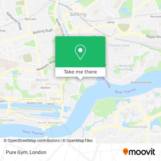 Pure Gym map