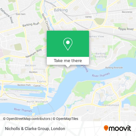 Nicholls & Clarke Group map