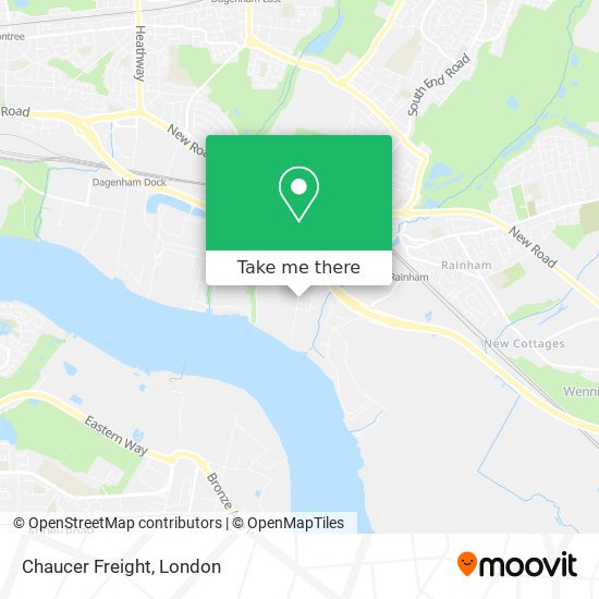 Chaucer Freight map