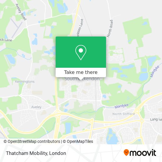 Thatcham Mobility map