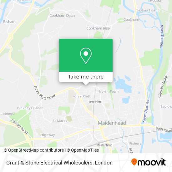 Grant & Stone Electrical Wholesalers map