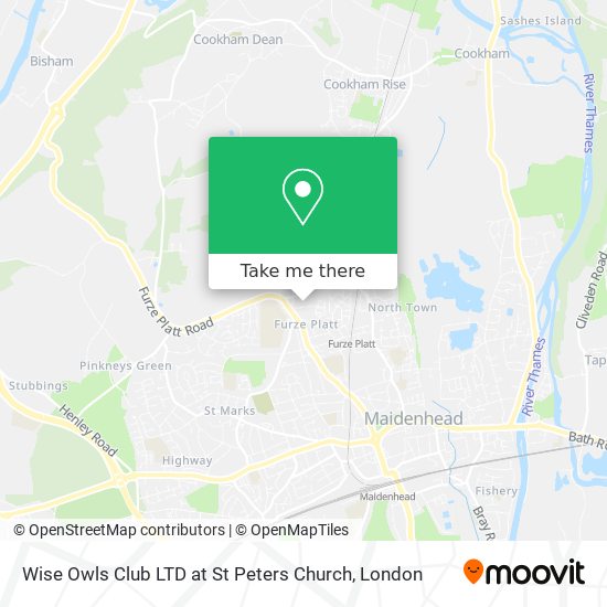 Wise Owls Club LTD at St Peters Church map
