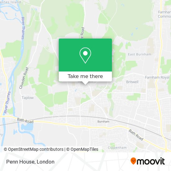 Penn House map
