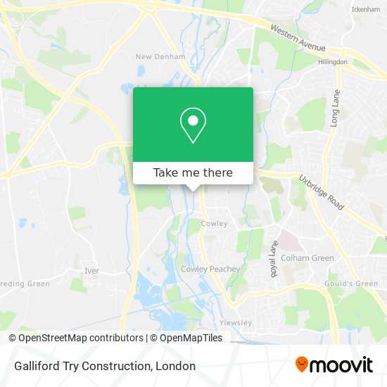 Galliford Try Construction map
