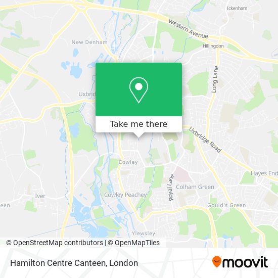 Hamilton Centre Canteen map