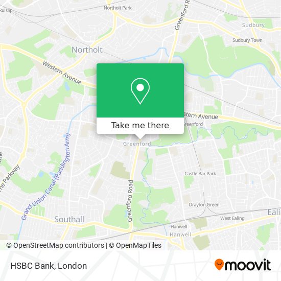 HSBC Bank map