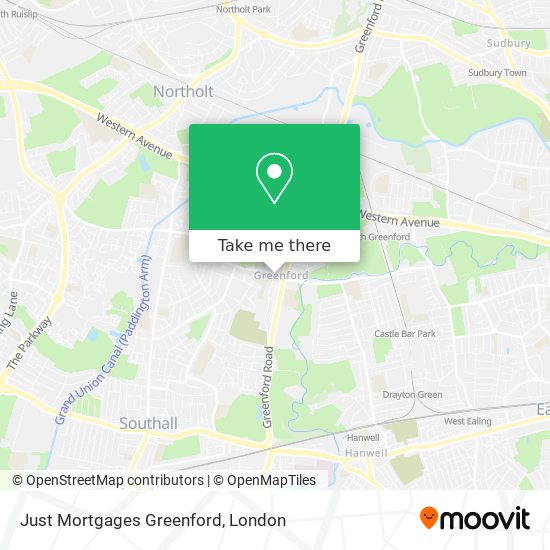 Just Mortgages Greenford map