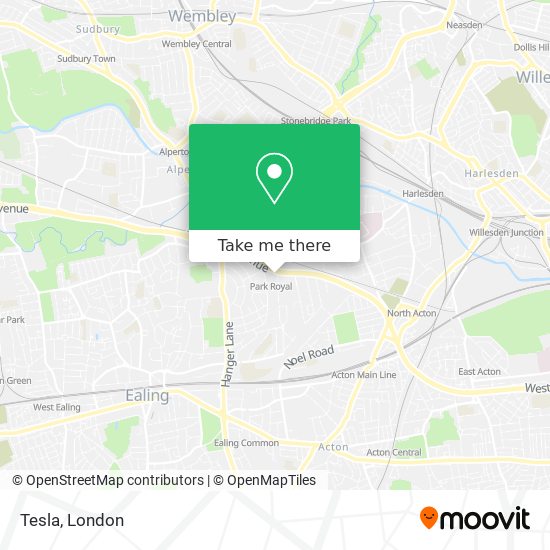 Tesla map