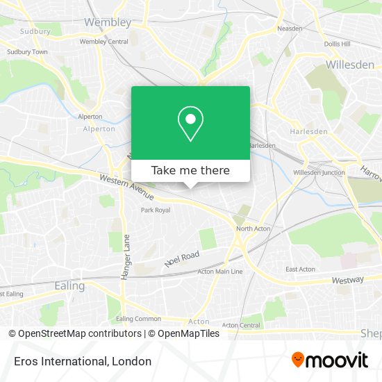 Eros International map