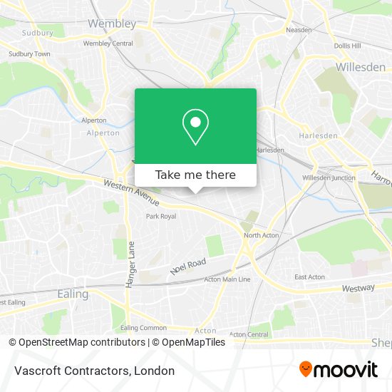 Vascroft Contractors map