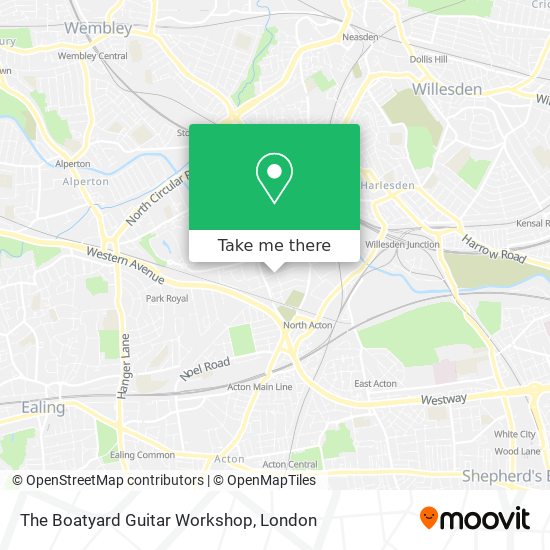 The Boatyard Guitar Workshop map