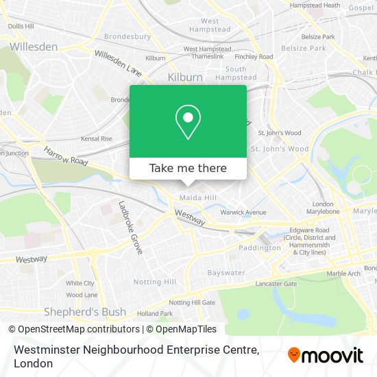 Westminster Neighbourhood Enterprise Centre map