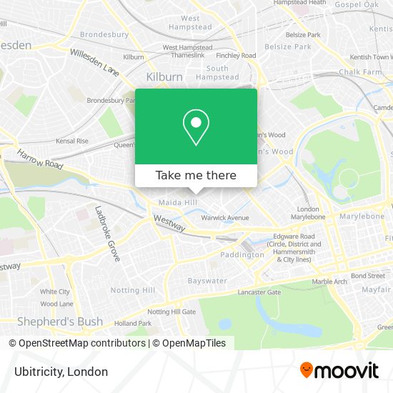 Ubitricity map