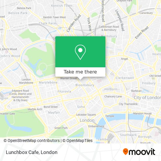 Lunchbox Cafe map