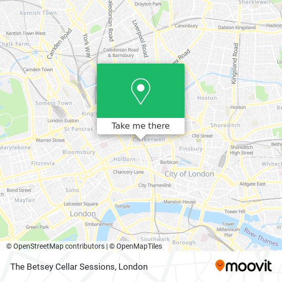 The Betsey Cellar Sessions map