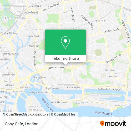 Cosy Cafe map