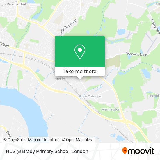HCS @ Brady Primary School map