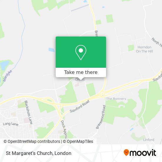 St Margaret's Church map