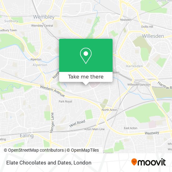 Elate Chocolates and Dates map