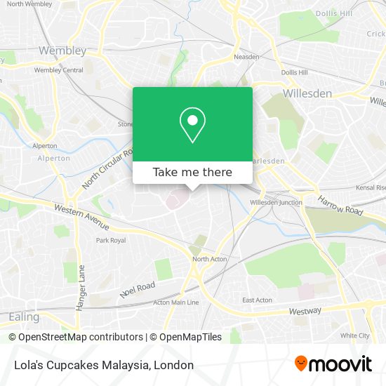 Lola's Cupcakes Malaysia map