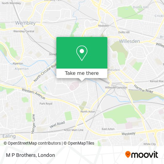 M P Brothers map