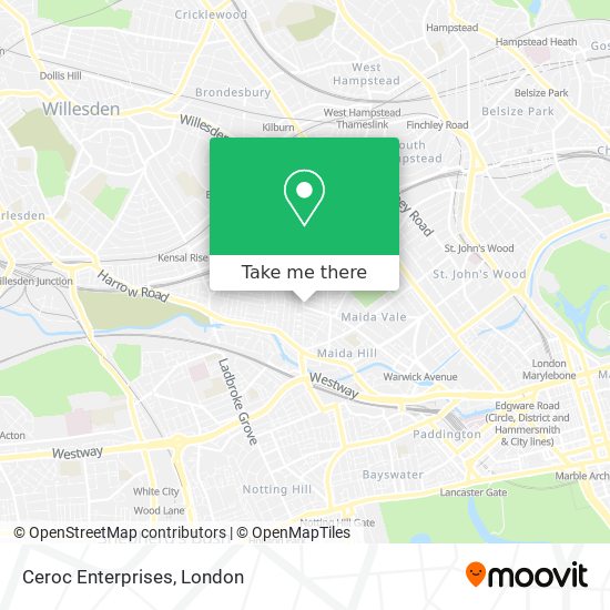 Ceroc Enterprises map