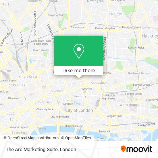 The Arc Marketing Suite map