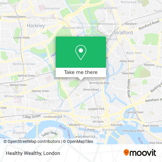 Healthy Wealthy map