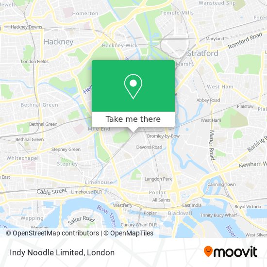Indy Noodle Limited map