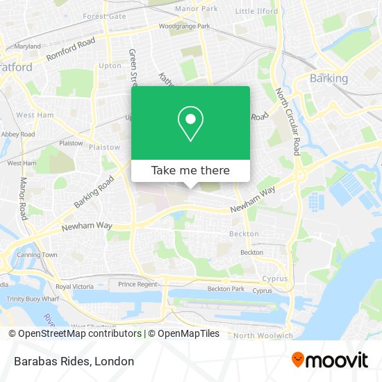 Barabas Rides map