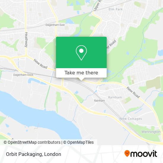 Orbit Packaging map