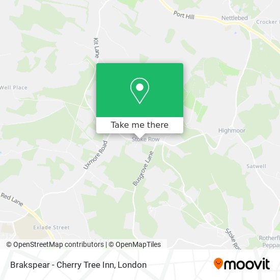 Brakspear - Cherry Tree Inn map