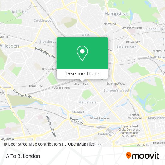A To B map