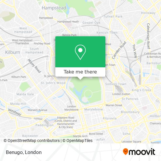Benugo map