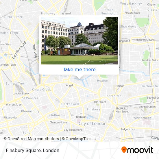 Finsbury Square map