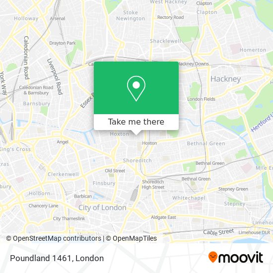 Poundland 1461 map