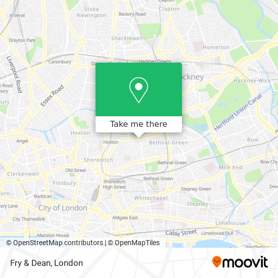 Fry & Dean map