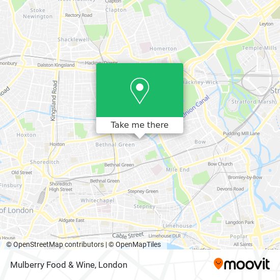 Mulberry Food & Wine map