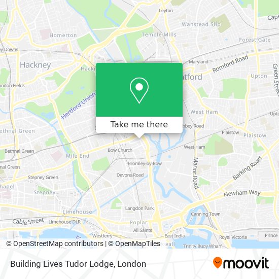Building Lives Tudor Lodge map