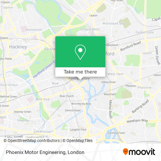 Phoenix Motor Engineering map